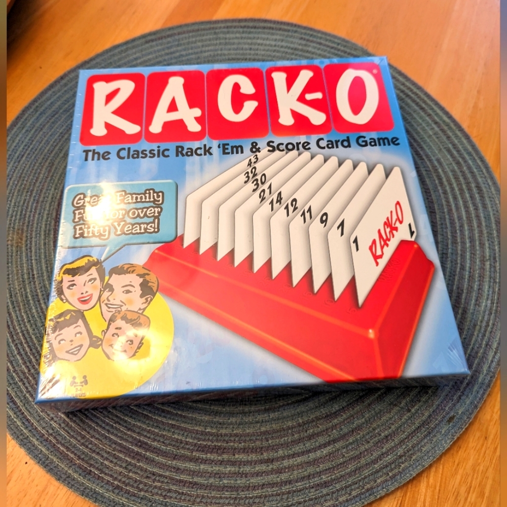 Rack-O Game NIB Still Shrink Wrapped Game Night